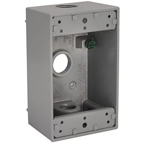 White 1-Gang, 1/2-Inch Outlets TayMac SE450WH Weatherproof Box Extension 4 White 1-Gang, 1/2-Inch Outlets TayMac SE450WH Weatherproof Box Extension 4